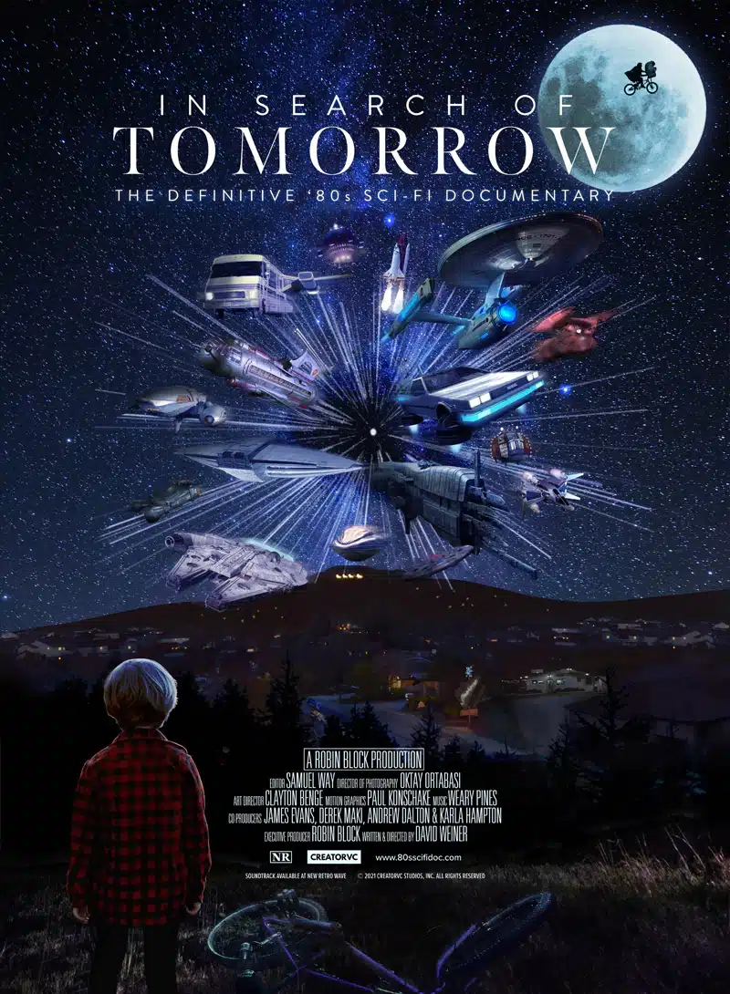 In Search of Tomorrow Movie Poster by Clayton Benge